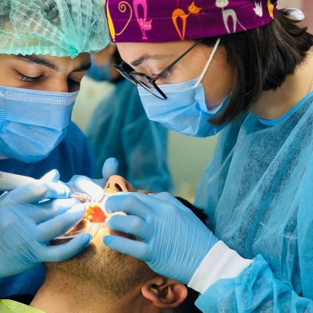 Dental Surgery under supervision of expert doctors.